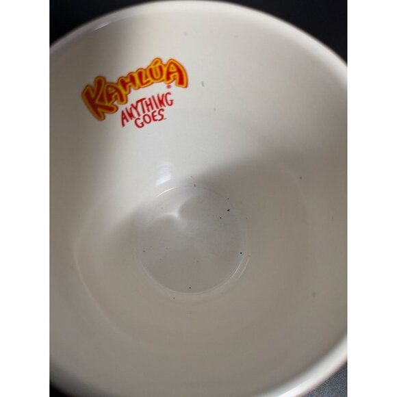 Kahlua Coffee Mug 1999 Anything Goes Orange Ceramic Vintage - Picture 4 of 13